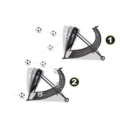 EXIT Kickback voetbal rebounder 124x90cm